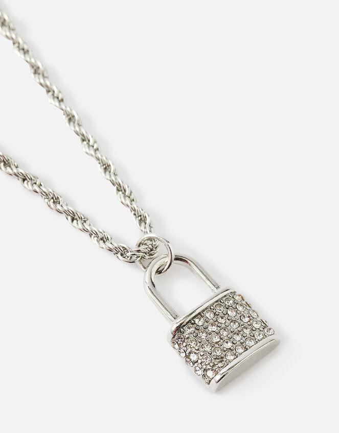 Padlock Pendant Necklace Pendant necklaces Accessorize UK