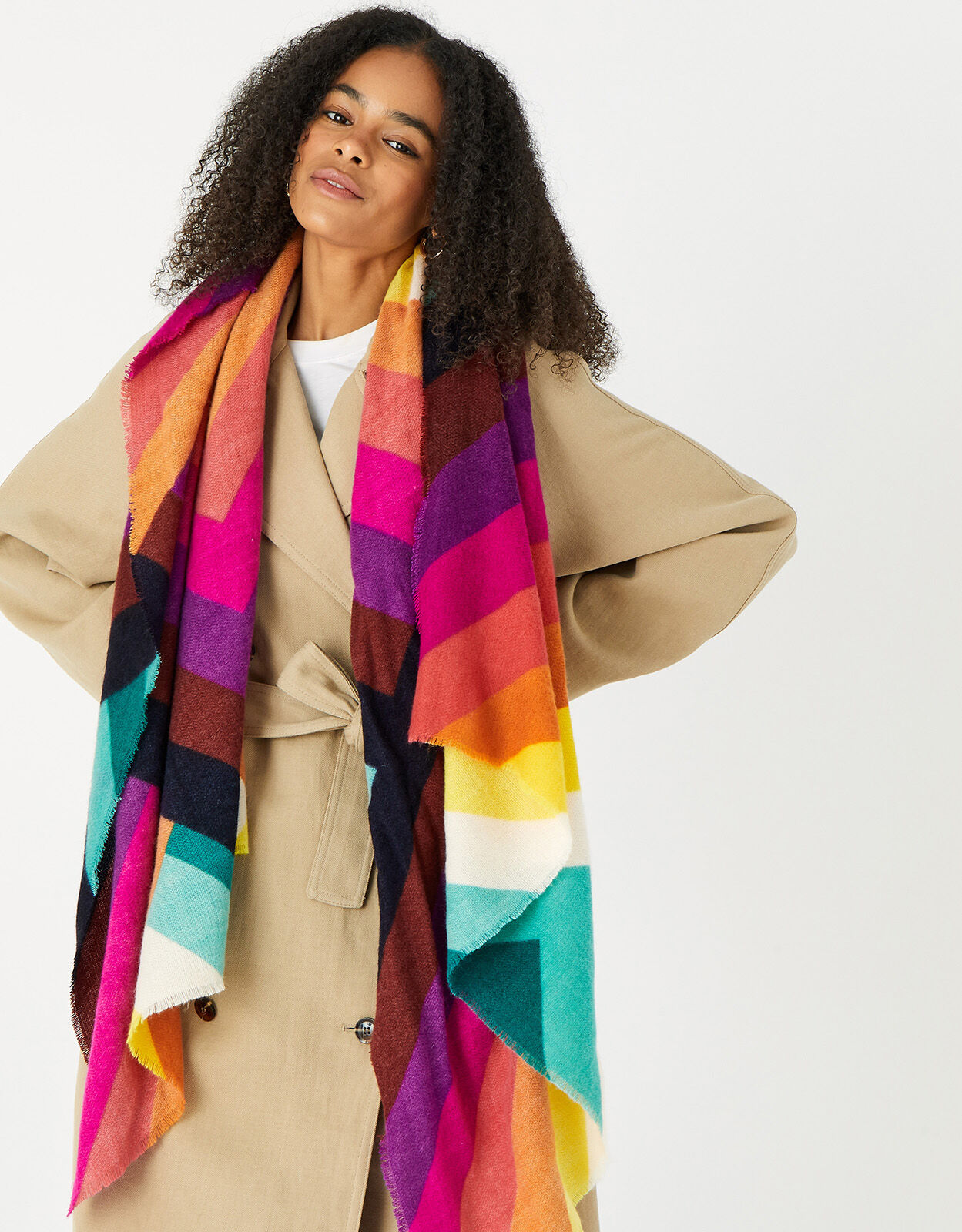 accessorize fur scarf