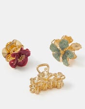 3-Pack Floral Metal Claw Clips, , large