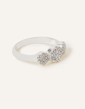 Gem Disc Ring, Silver (SILVER), large