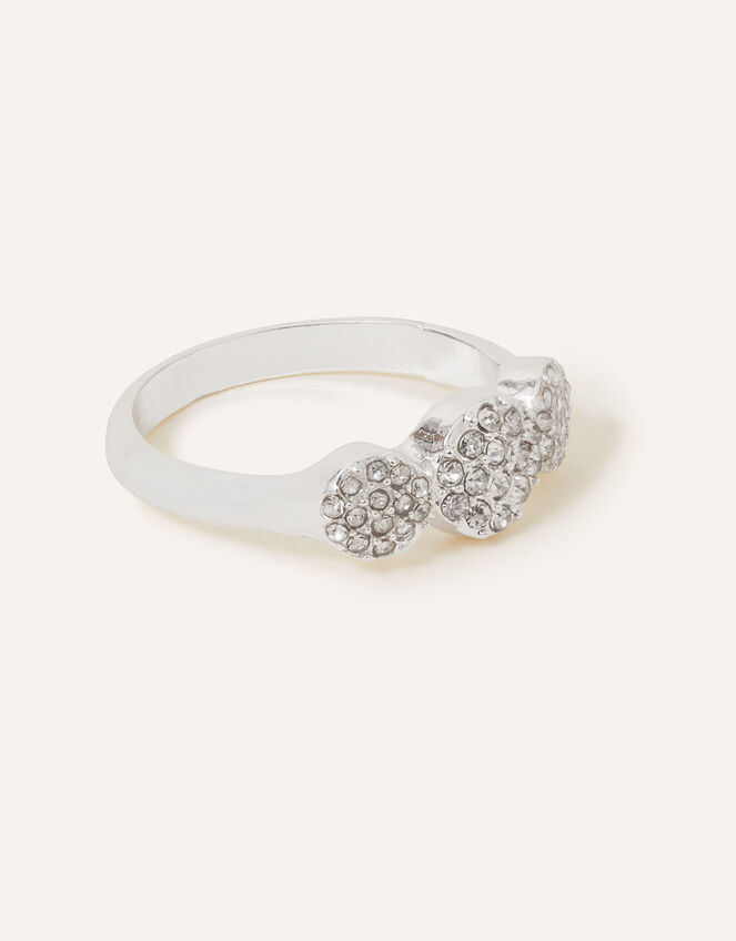 Gem Disc Ring, Silver (SILVER), large