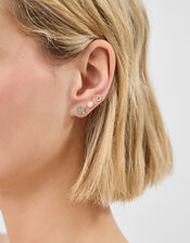 8-Pack Vintage Stud Earrings, , large