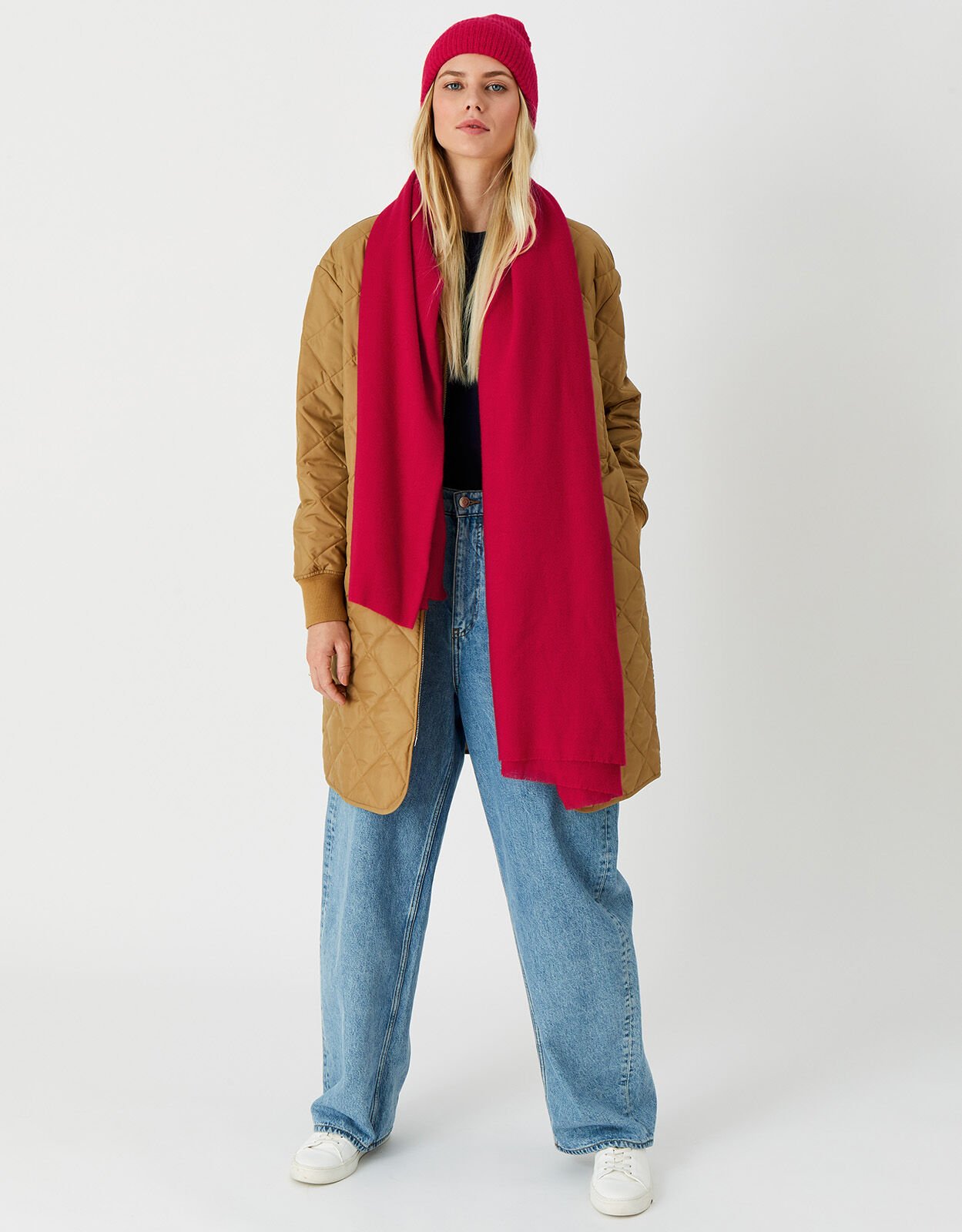 Red scarf sale accessorize