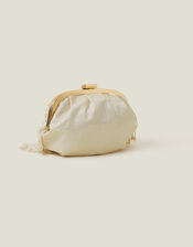 Bridal Pearl Tassel Clutch Bag, , large