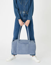 Denim Weekend Bag, , large