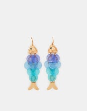 Ombr&eacute; Fish Drop Earrings, , large