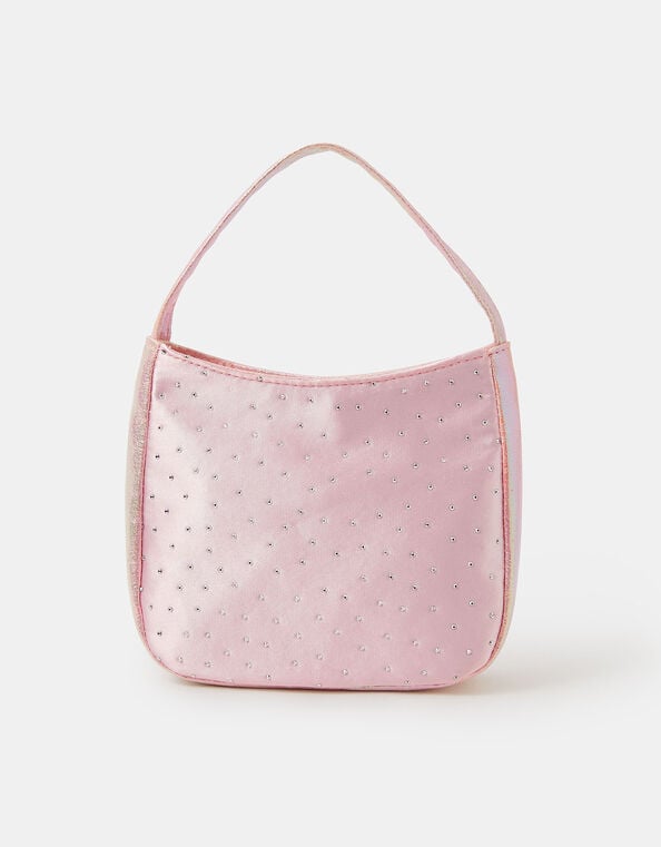Girls Diamanté Shoulder Bag , , large
