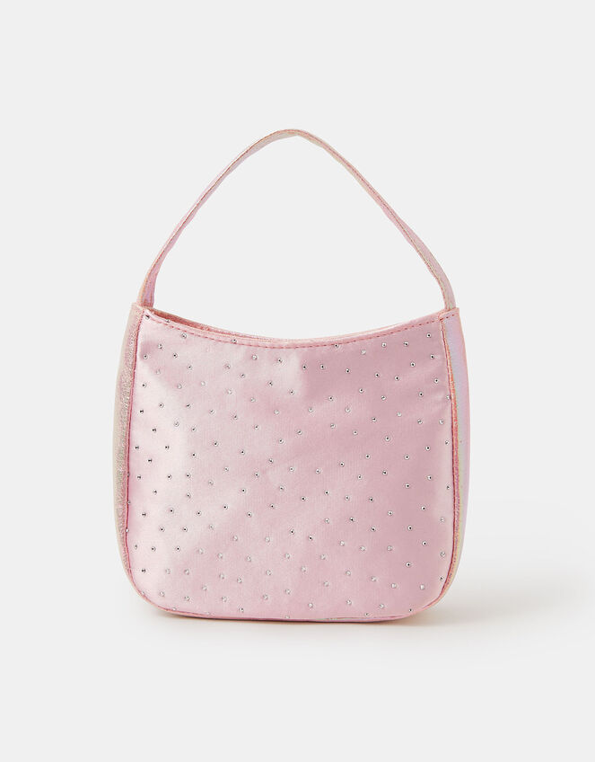 Girls Diamanté Shoulder Bag , , large