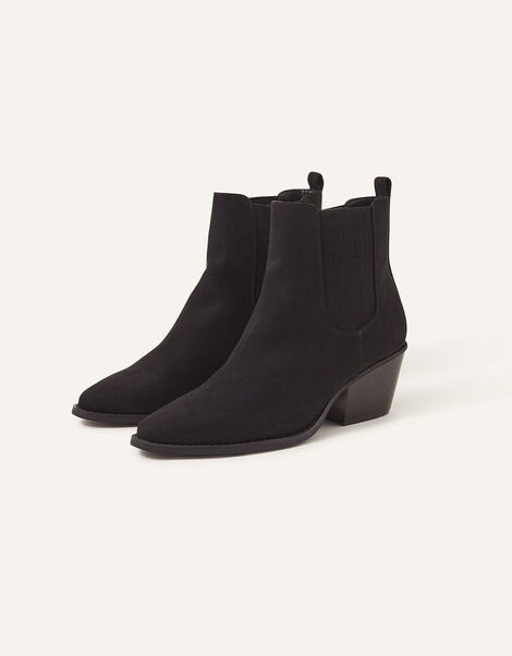 Western Boots, Black (BLACK), large