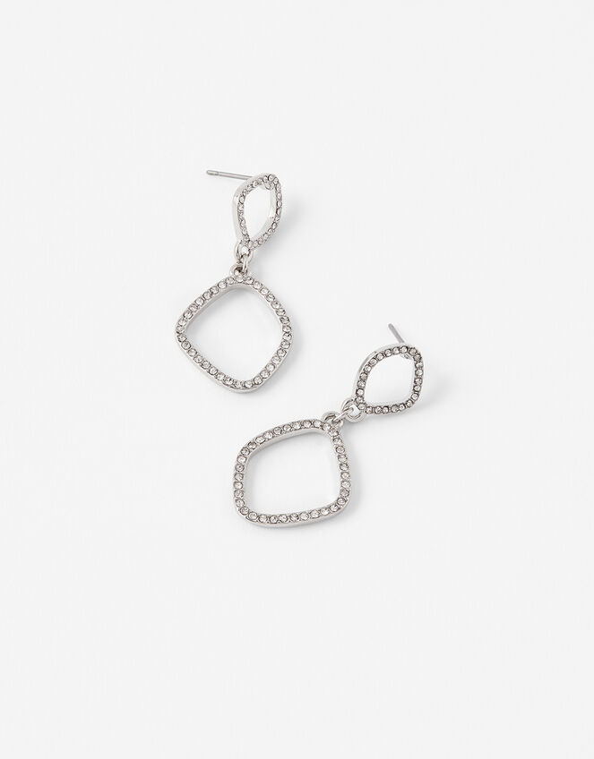 Glamazon Pavé Short Drop Earrings, , large