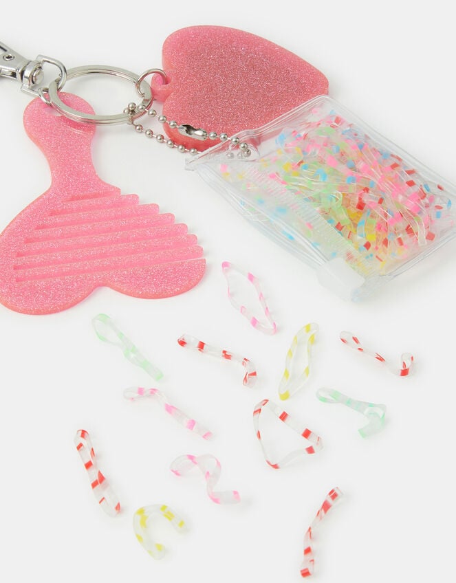 Girls Comb & Hair Band Keychain, , large