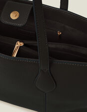 Laptop Tote Bag, Black (BLACK), large