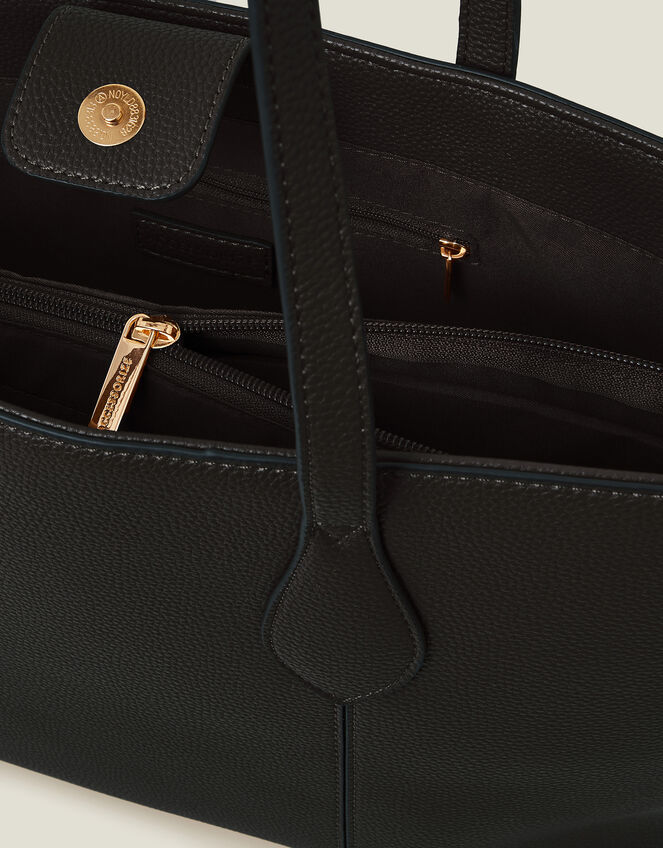 Laptop Tote Bag, Black (BLACK), large