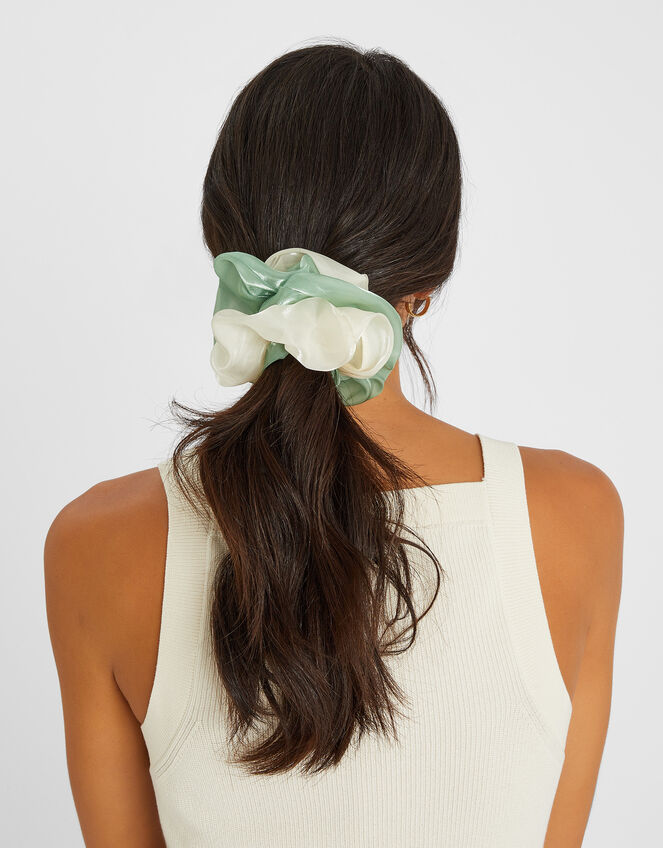 2-Pack Organza Hair Scrunchies, , large