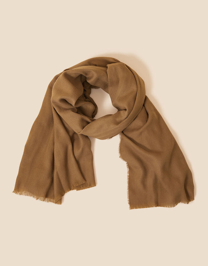Take Me Everywhere Scarf, Camel (CAMEL), large