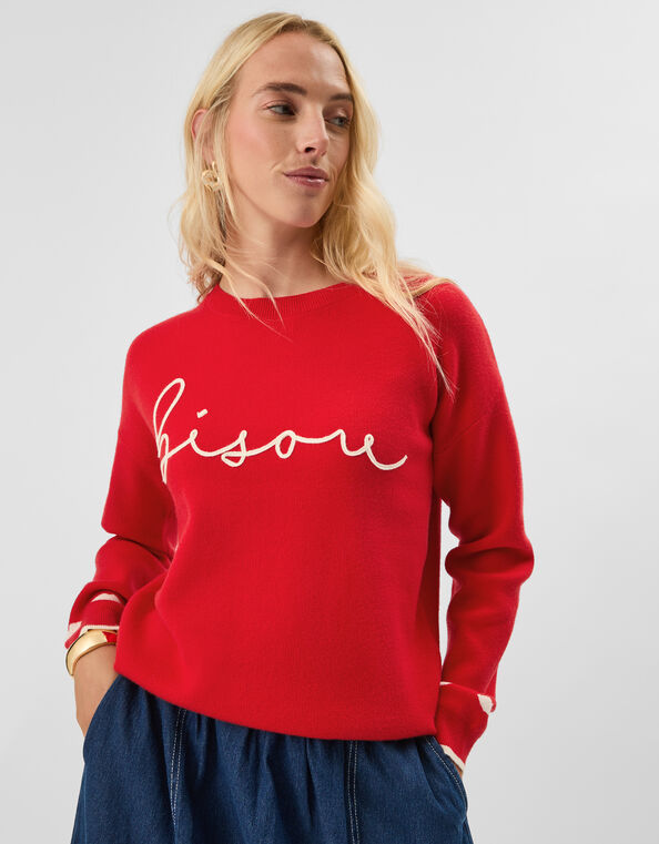 Bisou Jumper, Red (RED), large