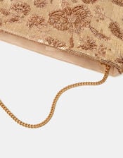 Embellished Floral Clutch Bag, , large