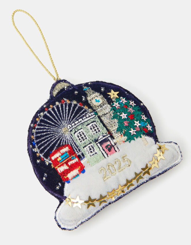 2025 London Snow Globe Christmas Tree Decoration, , large