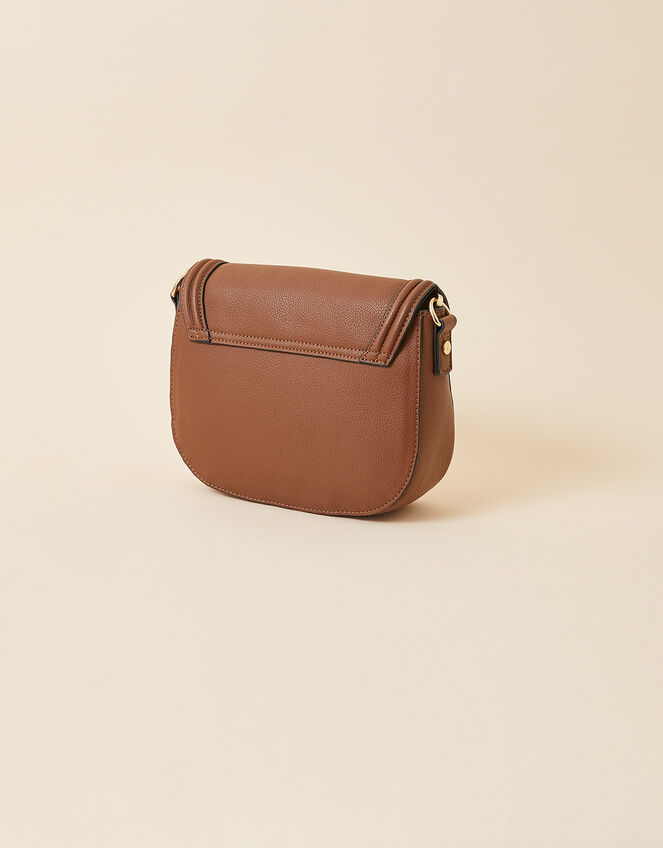 Webbing Saddle Bag, Tan (TAN), large
