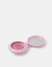 Girls Unicorn Compact Hair Brush, , large
