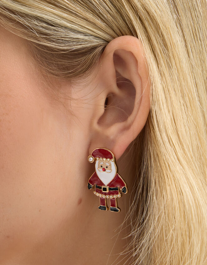 Santa Stud Earrings, , large