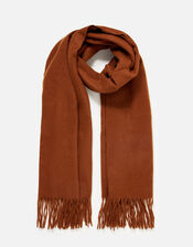 Holly Super-soft Blanket Scarf, Brown (BROWN), large