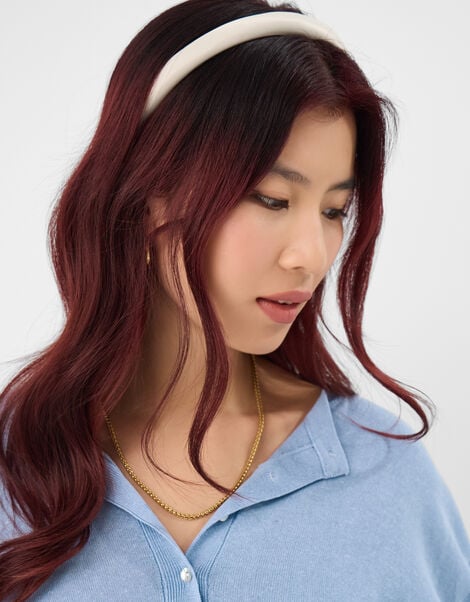 2-Pack Slim Headbands, Black (BLACK WHITE), large