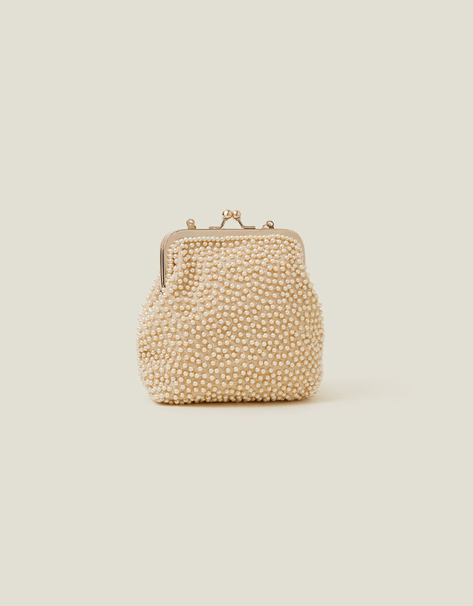 Girls Pearl Clip-Frame Bag, , large