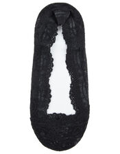 Lace Footsie Sock Set, Black (BLACK), large