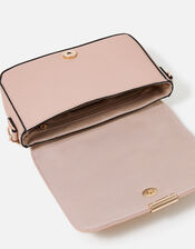 Chrissy Quilted Chain Cross-Body Bag, Pink (PINK), large