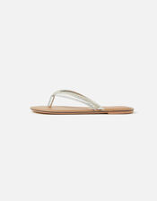 Kyoto Double Strap Sandal, Silver (SILVER), large