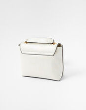 Mini Metallic Bag, White (WHITE), large