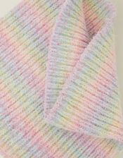Girls Ombre Rainbow Snood, , large