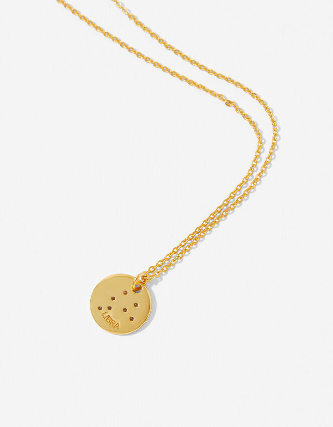 Gold Vermeil Constellation Necklace – Libra, , large