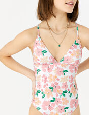 Pretty Floral Swimsuit, Multi (PASTEL-MULTI), large