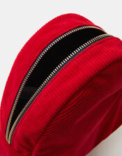 Corduroy Heart Make Up Bag, Red (RED), large