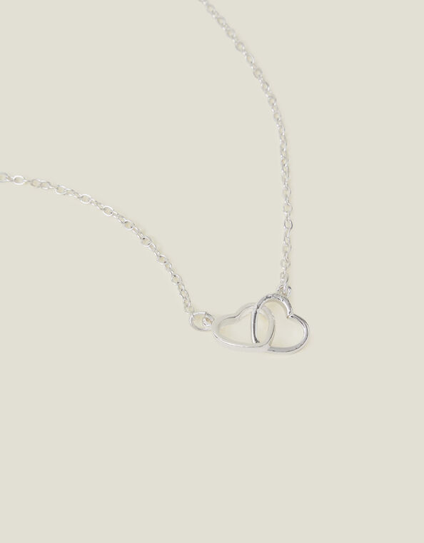 Heart Links Pendant Necklace, , large