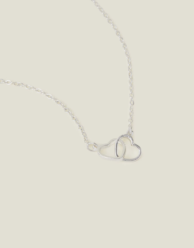 Heart Links Pendant Necklace, , large