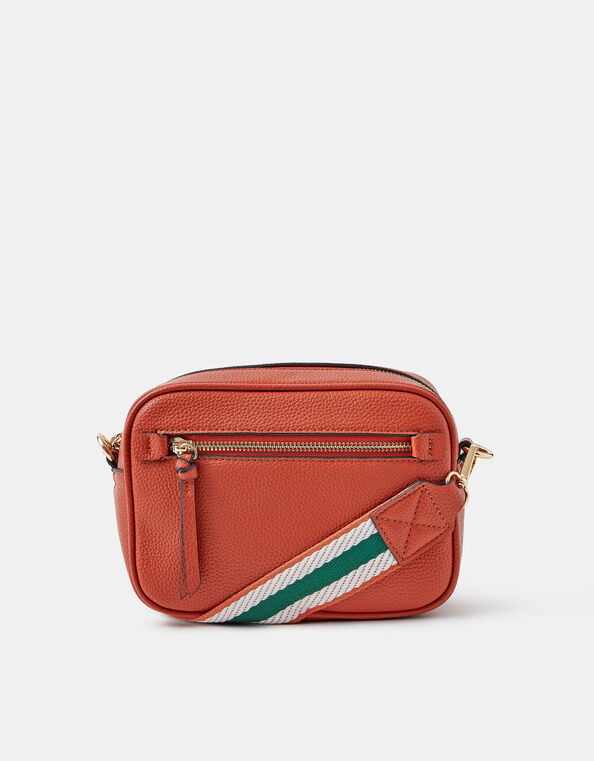 Zip Front Crossbody Bag, , large