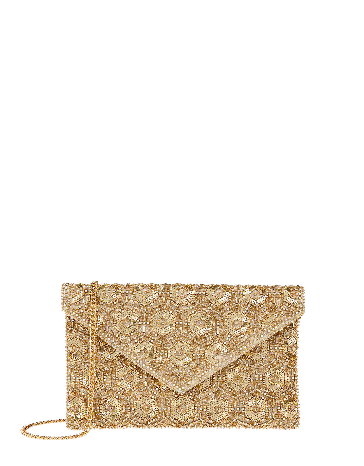 Large gold clutch bag uk clearance