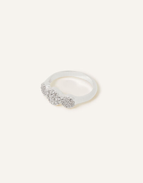 Gem Disc Ring, Silver (SILVER), large
