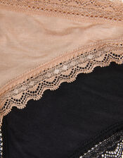 2-Pack Lace-Trim Thongs, Multi (ASSORTED), large