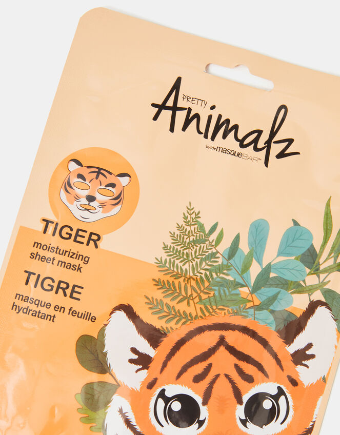 Pretty Animalz Tiger Moisturising Face Sheet Mask, , large
