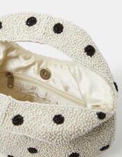 Polka Dot Beaded Bag, , large