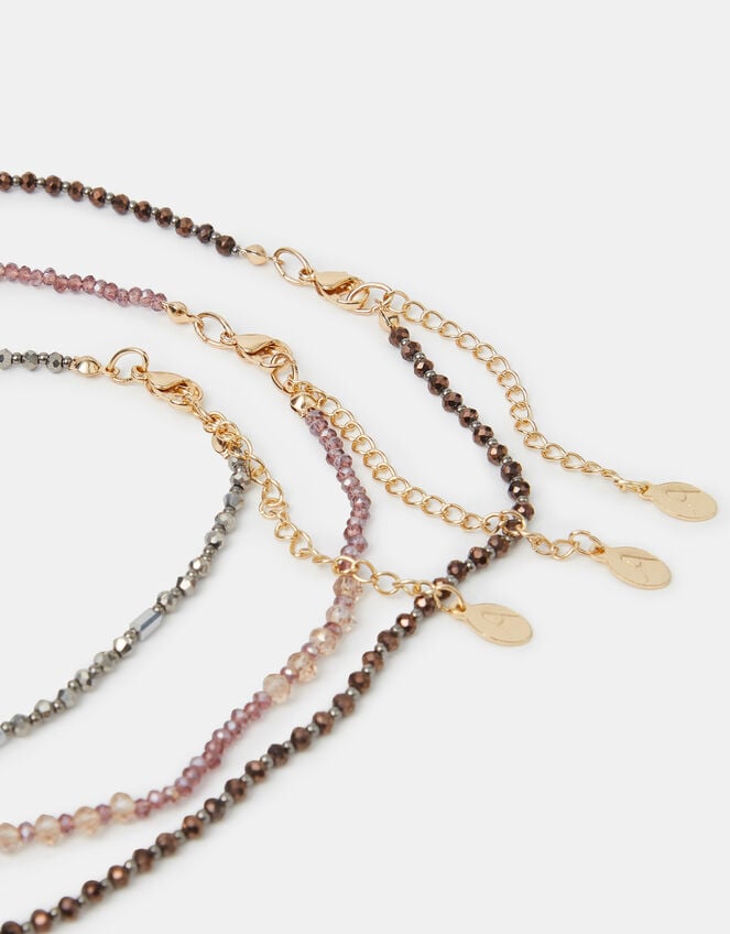 3-Pack Resin Pendant Necklaces, , large