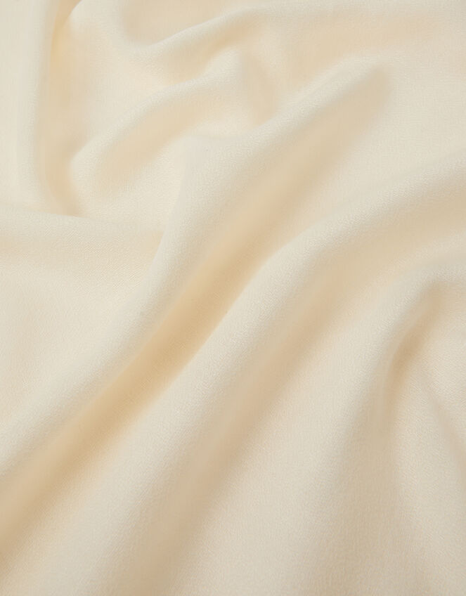 Lightweight Plain Scarf, Natural (NATURAL), large