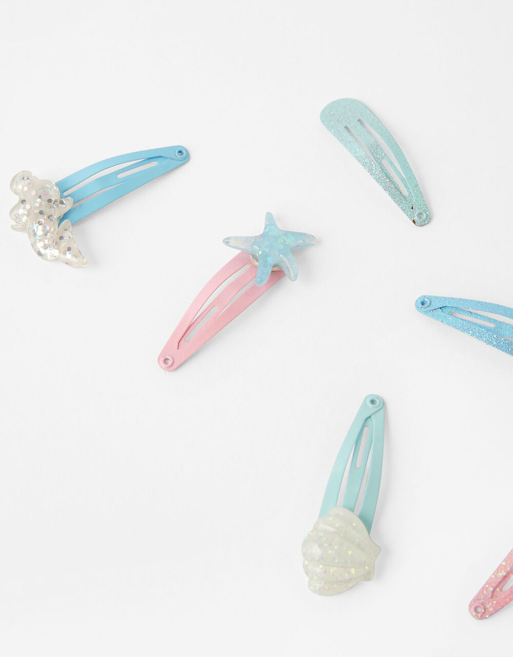 Mermaid Sparkle Hair Clip Set Girls hair clips Accessorize UK