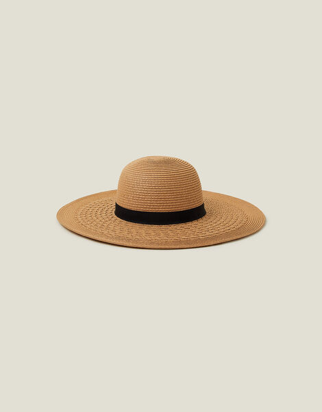 Floppy Band Hat, Tan (TAN), large