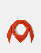 Large Knitted Triangle Scarf, , large