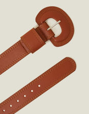 Stitch Detail Belt, Tan (TAN), large